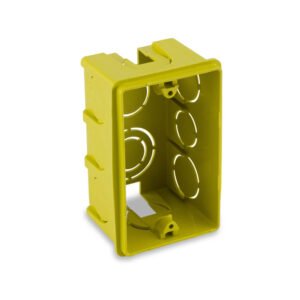 CAIXA DE LUZ 4X2 RETANGULAR AMARELA FORCELINE