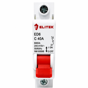 DISJ ED31 40A 1P CURVA C 3KA (ELITEK)