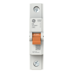 Minidisjuntor Monopolar 6A 5kA/3kA em 127V/220V Termomagnetico Curva CG31H-C6 ABB