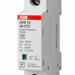PROTETOR DE SURTO Monopolar Fixo Tipo 2 Imax 40kA 275 V OVR T2 40-275 ABB